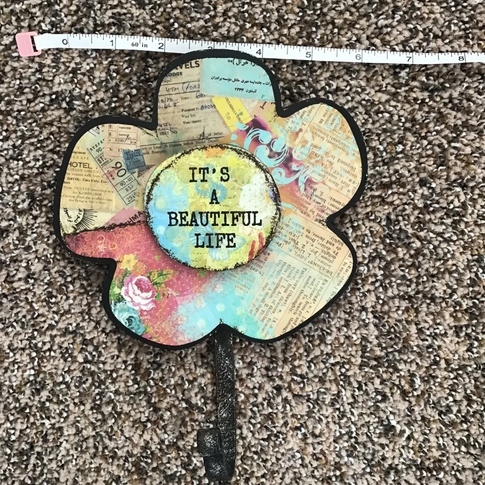 Set of 3 Colorful Wall Hooks
